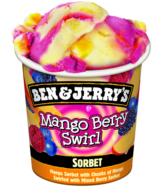 Ben and Jerry's Mango Berry Swirl