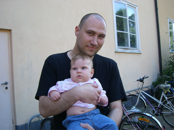 Jan og Tims baby