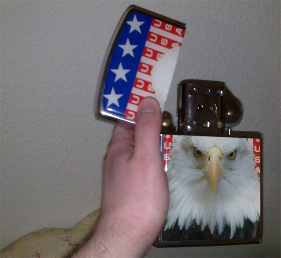 Zippo-lighter - Eagle style